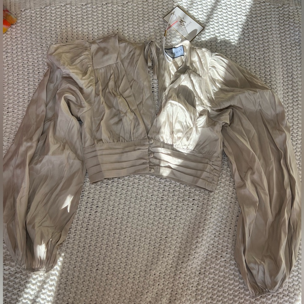 Runaway Talulla Top - Oyster - XS